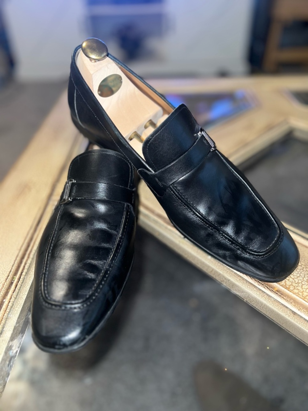 Magnanni LINO Dress Loafers Black Men 11M